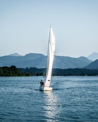 Sommer im Hotel direkt am Chiemsee in Bayern, Deutschland