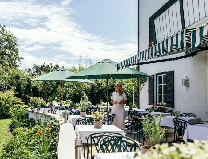 À-la-carte-Restaurant am Chiemsee ► Garden Hotel Reinhart